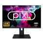 Illustration depicting piXL 27" Monitor - PX27UDH4K - 4K UHD IPS 60Hz HDMI, DisplayPort, USB-C