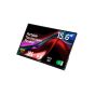 Illustration depicting Verbatim 15.6" Portable Touch Monitor - 49592 - Full HD Aluminium