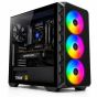 Genesis RTX 5060 i5 Gaming PC RGB tower case front angled view