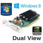 nVidia GeForce 9300 GE 256MB PCI-E Dual Display DMS-59 Low profile Graphics Card N751G