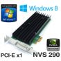 PNY nVidia Quadro NVS 290 256MB PCI Express x 1 Dual View Low Profile Graphics Card