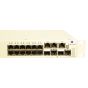 Illustration depicting Alcatel-Lucent OmniStack LS 6212P 12 Port POE Switch with Rack Mount Brackets