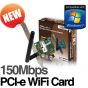 Addon 150Mbps WiFi Wireless PCI Express Adapter Card 802.11n NWP200E