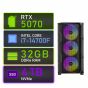 Illustration depicting Genesis RTX 5070 Gaming PC (Most Storage) – 4TB SSD, i7-14700F,  32GB RAM, Windows 11 Pro