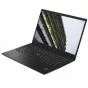 Lenovo ThinkPad X1 Carbon Gen 8 tilted display showing tall building