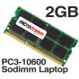 2GB PC3-10600 1333MHz 204Pin DDR3 Sodimm Laptop Memory RAM