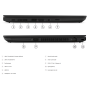 Lenovo ThinkPad T14 Gen 2 Thunderbolt 4 USB-C ports