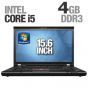 Lenovo ThinkPad T520 15.6" (1600x900) Core i5-2520M 2.40GHz 4GB 320GB DVDRW WiFi WebCam Windows 7