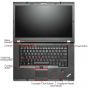 Lenovo ThinkPad T530 15.6" Core i5-2520M 8GB 256GB SSD DVDRW WiFi WebCam Windows 10 Pro Laptop PC