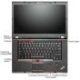 Lenovo ThinkPad T530 15.6" Core i5-3320M 8GB 256GB SSD WiFi Windows 10 Professional 64bit Laptop PC