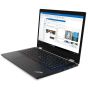 Lenovo ThinkPad L13 Yoga 13.3 Inch Laptop Right Front Angle Screen On