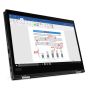 Lenovo ThinkPad L13 Yoga Gen 2 13.3 Inch Tablet Mode Vertical Touchscreen View