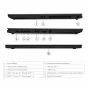Lenovo ThinkPad X1 Carbon Gen 8 ports and side layout diagram