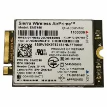 Sierra Wireless AirPrime EM7455 WWAN 4G LTE Mobile Card Lenovo 01AX748