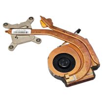 Illustration depicting Lenovo ThinkPad T430 CPU GPU Heatsink with Cooling Fan 04W3269 0B41088