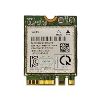 Qualcomm Atheros QCNFA344A Dual Band WiFi NGFF M.2 Card 0D4V21 front view
