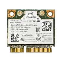 Intel Dual Band Wireless-AC 7260HMW Wi-Fi Mini PCIe Wireless Card 0NMTXR front view