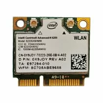 Illustration depicting Intel Centrino Advanced-N 6205 Wireless Wi-Fi Card 62205ANHMW 0X9JDY