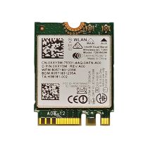 Intel Dual Band Wireless-AC 7265 Wi-Fi NGFF M.2 Card 0XXY3M front view
