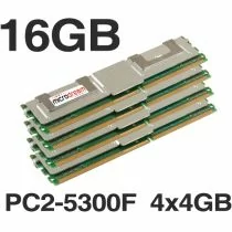 16GB (4x4GB) DDR2 PC2-5300F 667MHz ECC Apple Mac Pro 2006 2008 1.1 3.1