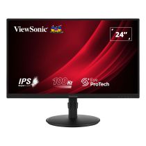 Illustration depicting ViewSonic 24" Monitor - VA2408-HDJ - Full HD IPS 100Hz HDMI, DisplayPort, VGA
