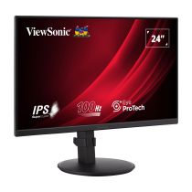 Illustration depicting ViewSonic 24" Monitor - VA2408-HDJ - Full HD IPS 100Hz HDMI, DisplayPort, VGA