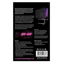 Illustration depicting piXL 24-Inch Monitor Security Privacy Screen/ Privacy Filter, Anti-Glare, Anti-Peep, Anti-Static &amp; Blackout