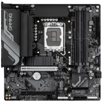 Gigabyte B760M GAMING X DDR4 GEN5 motherboard box and angle view