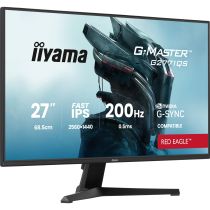 Illustration depicting iiyama 27" Gaming Monitor - G2771QS-B1 - QHD IPS 200Hz HDMI, DisplayPort