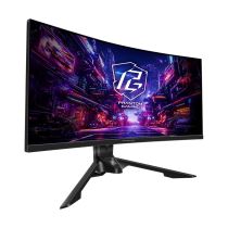 Illustration depicting ASRock 34" Curved Gaming Monitor - PG34QRT3A - UWQHD 180Hz HDMI, DisplayPort