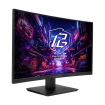 Illustration depicting ASRock 27" Curved Gaming Monitor - PG27QRT1B - QHD VA 180Hz HDMI, DisplayPort