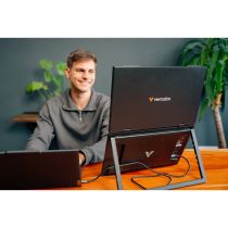 Illustration depicting Verbatim 15.6" Dual Portable Monitor - 32403 - Full HD Essentials