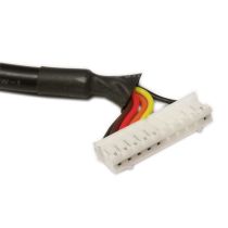 Illustration depicting Dell OptiPlex GX260 GX270 GX280 Front I/O Panel Audio Cable 2H301