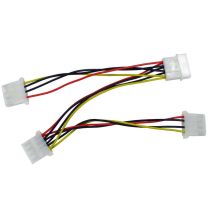 3 Way 4pin Molex Splitter Cable PC Power PSU Adaptor Cable