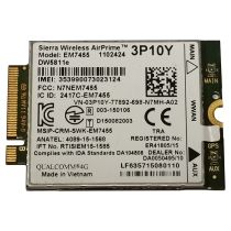 Illustration depicting Sierra Wireless AirPrime EM7455 WWAN 4G LTE Mobile Card Dell 3P10Y