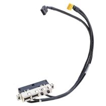 Illustration depicting HP Compaq dc7700 CMT USB Audio Ports Panel 408642-001