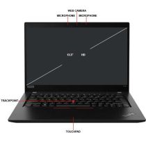 Refurbished Lenovo ThinkPad X390 – 13.3-inch display – slim business laptop – angled view