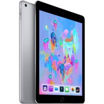 Apple iPad 6th Gen 9.7" – 128GB Wi-Fi – Space Gray – front and side view