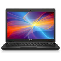 Dell Latitude 5480 14-inch laptop front view with display on