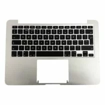 Apple MacBook Pro A1502 palmrest with UK keyboard – 613-00564-A/B – top view (touchpad not included)