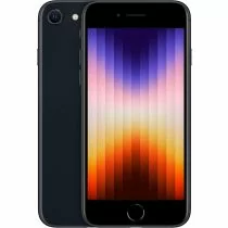 Apple iPhone SE 3 (2022) 128GB Midnight – unlocked smartphone front view