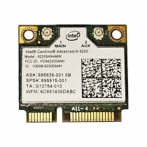 Illustration depicting Intel Centrino Advanced-N 6205 Wireless WiFi Mini PCI-e Card 695915-001 695826-001