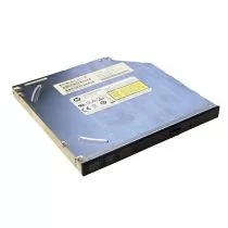HP DU-8AESH DVD/CD Rewritable Slim 9mm SATA Optical Drive 762432-800 – front view
