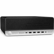 HP ProDesk 600 G4 SFF small form factor desktop front angled view