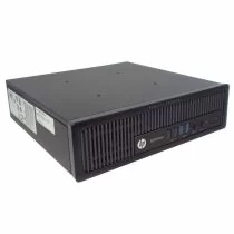 HP EliteDesk 800 G1 Ultra Slim refurbished desktop front view with slim design