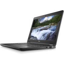 Dell Latitude 5490 business laptop front view with 14-inch HD display Windows 11 Pro