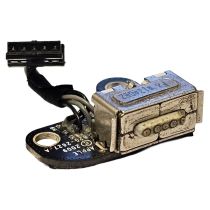 Illustration depicting Apple MacBook A1342 DC Power Jack Socket Board 820-2627-A