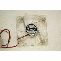 Illustration depicting Thermaltake iCute A8025L12S 80mm x 25mm IDE LED Case Fan : MicroDream.co.uk