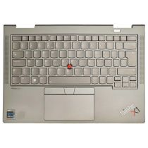 Illustration depicting Lenovo ThinkPad X1 Yoga Gen 6 Palmrest Keyboard Assembly AM1U9000G00 : MicroDream.co.uk