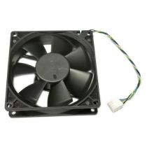 Illustration depicting Delta Electronics AUB0912VH 4 Pin PC Cooling Fan 92mm x 25mm